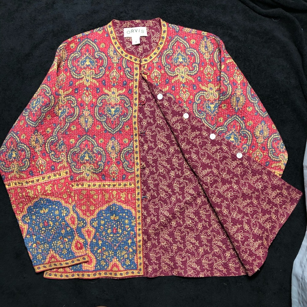 Orvis Reversible quilted jacket